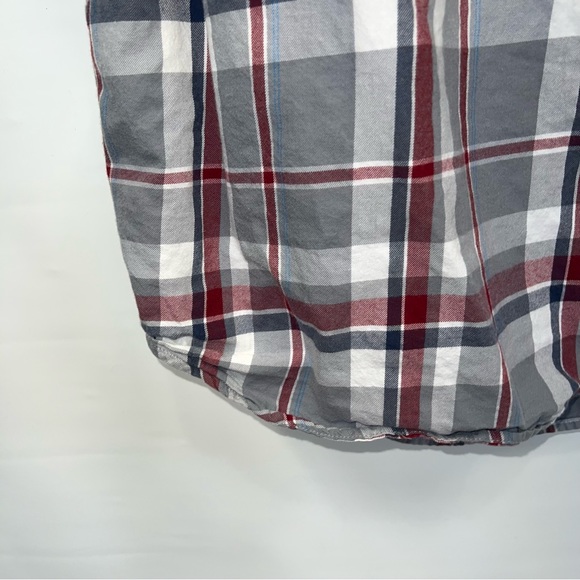 Columbia Button Up Adult XL Mens Multicolor Plaid Long Sleeve 100% Cotton Shirt - Picture 13 of 16